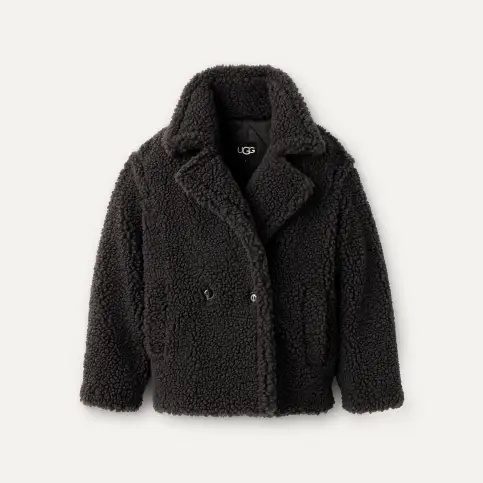 UGG GERTRUDE SHORT TEDDY COAT